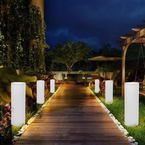 Светильник Цилиндр 40х40 питание от 220В, RGB