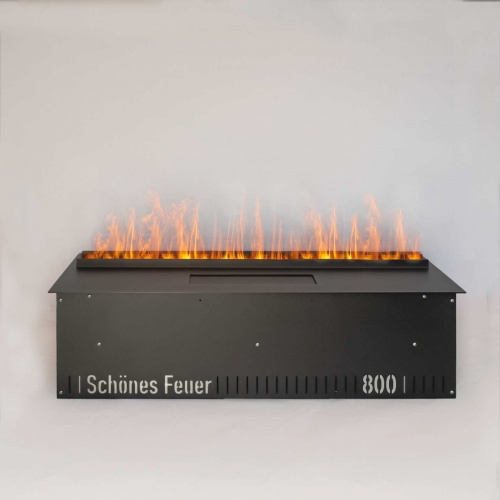 Электроочаг Schönes Feuer 3D FireLine 800 Pro со стальной крышкой в Кемерово