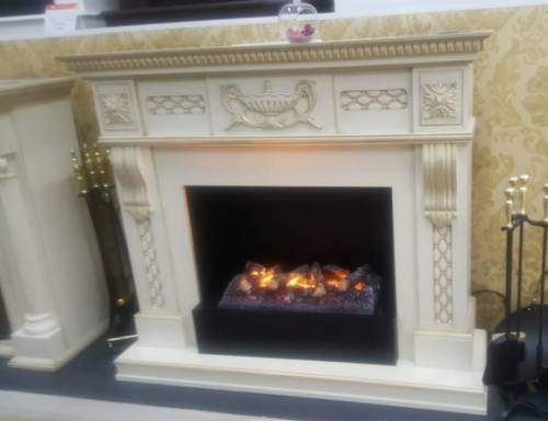 Каминокомплект Real Flame Corsica (белый дуб)+3D Cassette 630 в Кемерово