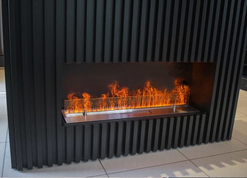 Электроочаг Schönes Feuer 3D FireLine 600 со стальной крышкой в Кемерово