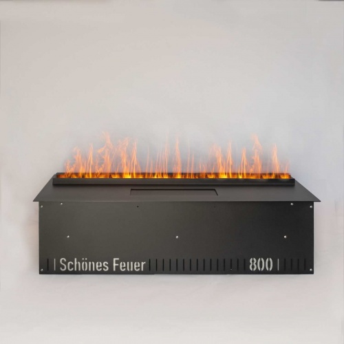 Электроочаг Schönes Feuer 3D FireLine 800 со стальной крышкой в Кемерово